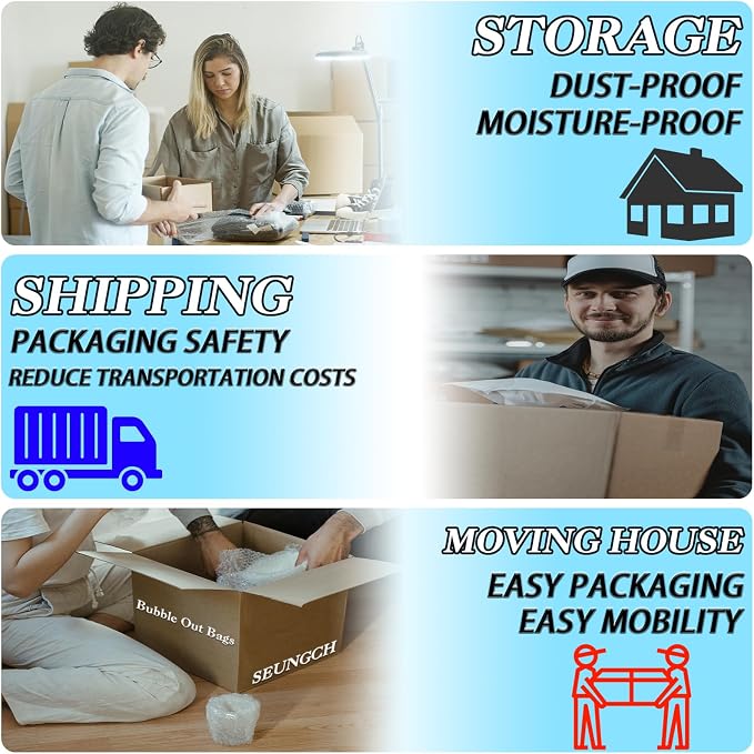 50 Pcs Bubble Pouch Wraps - Image 3