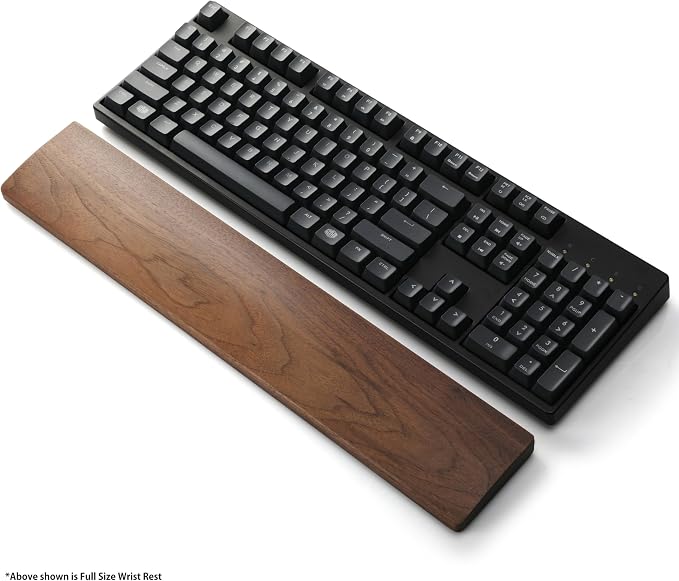 Faluber Wooden Wrist Rest, 17.3-inch Length and 20mm Thickness - Image 3