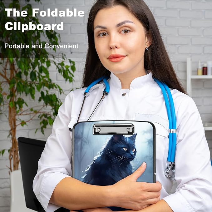 Clipboard with Storage, Heavy Duty Plastic Storage Clipboard with Low Profile - Image 5