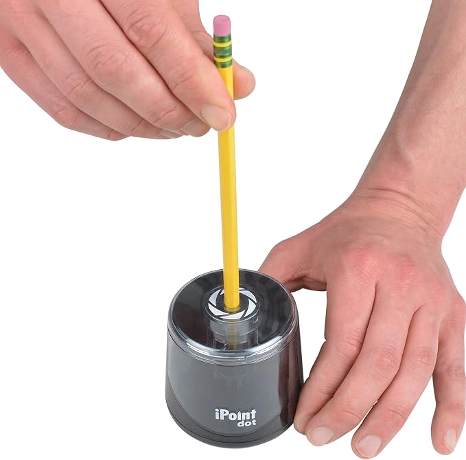 Westcott iPoint Dot Battery Pencil Sharpener, Battery Powered - Image 11