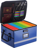 EXLIFBAG File Organizer, Fireproof File Box by EXLIFBAG