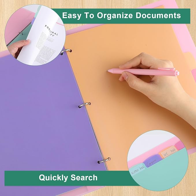 6 Sets of 48Pcs Binder Dividers - Image 5