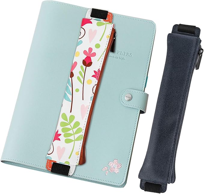 MoKo Pencil Case, PU Leather Pen Pencil Pouch Holder Stationery Zipper Bag by MoKo