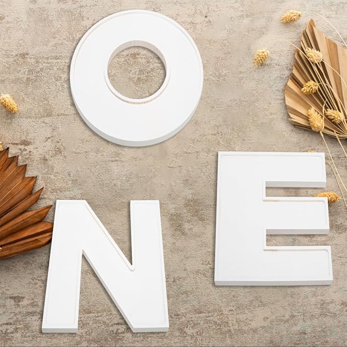 3pcs The Letters ONE Wooden Charcuterie Board, 12 Inch Larger 1st Birthday Food - Image 3