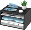Wood Desk Organizer, 3 Tier Paper Tray Organizer by SHARKWOODS