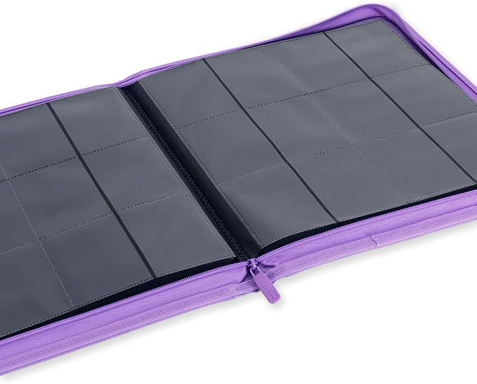 Vault X 12 Pocket Zip Binder, 480 Cards, Exo-Tec Material, 20 Side-Loading Pages - Image 6