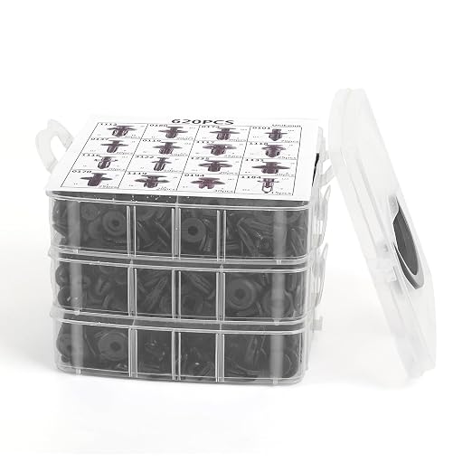 620pcs Push-Type Retainer Clips, Bumper Fender Nylon Rivets of 16 Most Popular - Image 7