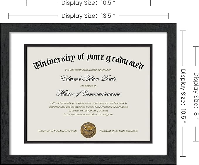 upsimples 11x14 Diploma Frame Certificate Degree Document Frame - Image 3