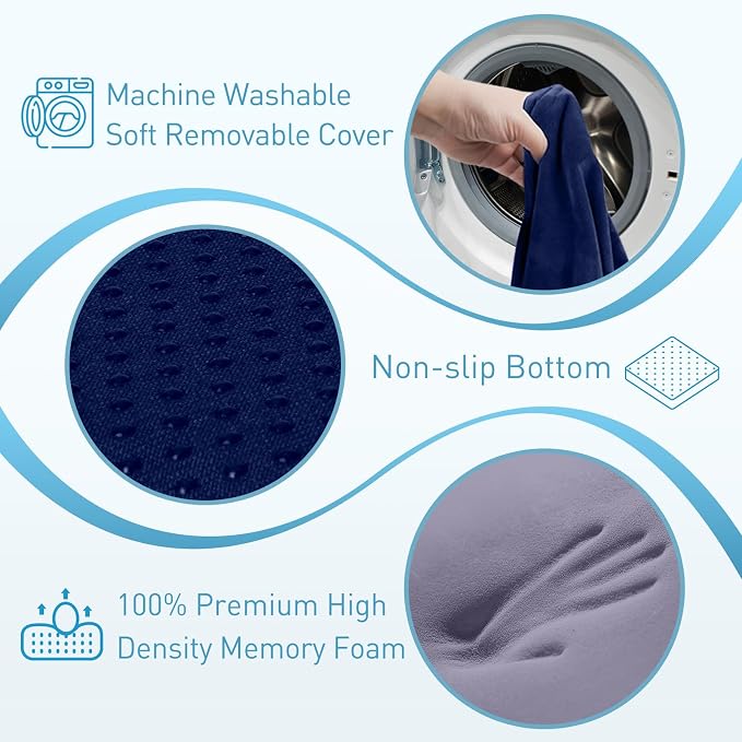 BlissTrends Seat Cushion, Thick Memory Foam Cushions - Image 3