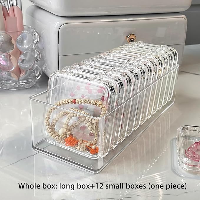 Acrylic jewelry box, crystal storage box, crystal bracelet transparent desktop - Image 7