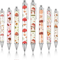 Ireer 8 Pcs Ballpoint Pens for Women 1.00 mm Cute Black Ink Fancy Pens Fine by Ireer