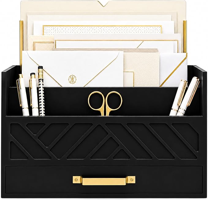 BLU MONACO | Wooden Mail Organizer by Blu_Monaco