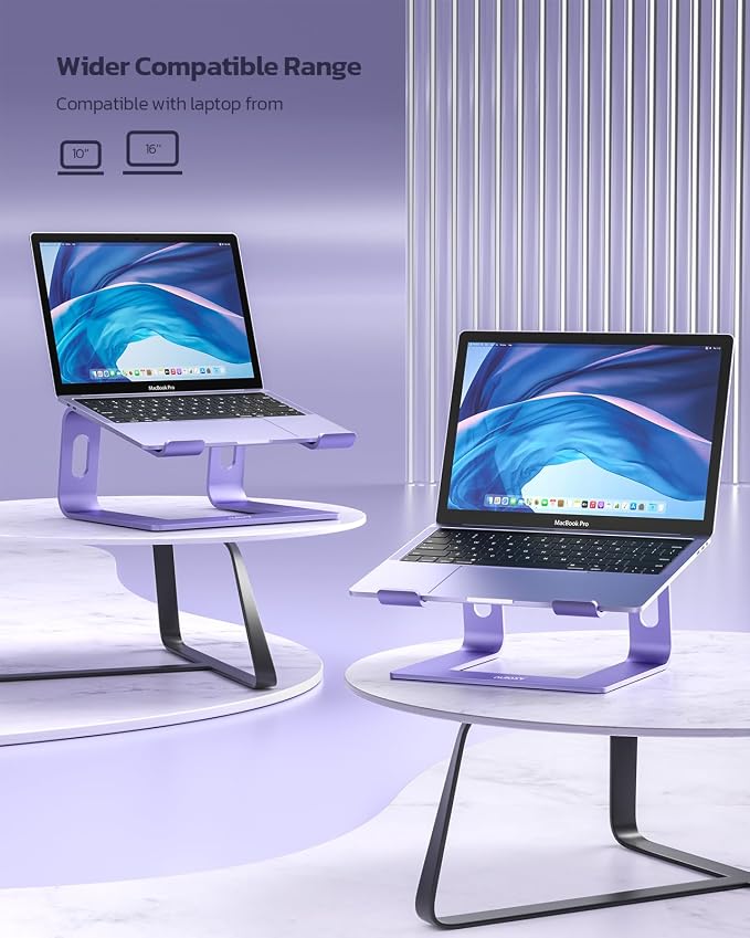 Nulaxy Ergonomic Aluminum Laptop Stand - Image 4