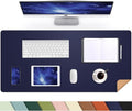 AFIING Desk Mat, 35.4" x 17", Cork Desk pad Protector | Dual-Sided Cork & PU by AFIING