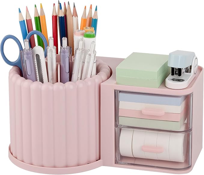 Anyoifax 360° Rotating Pen Holder 7 Slots Desk Organizer by Anyoifax