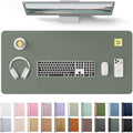 YSAGi Leather Desk Protector, Office Mat, Large Mouse Mat, Non-Slip PU Leather by YSAGi