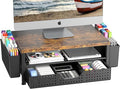 Monitor Riser, Laptop Stand for Desk, Office Desk Organizer and Accessories by Illuminatinglifewiththewarmthandloveoflight