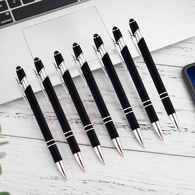 PASISIBICK 12-Piece Black Ballpoint Pen - Image 2
