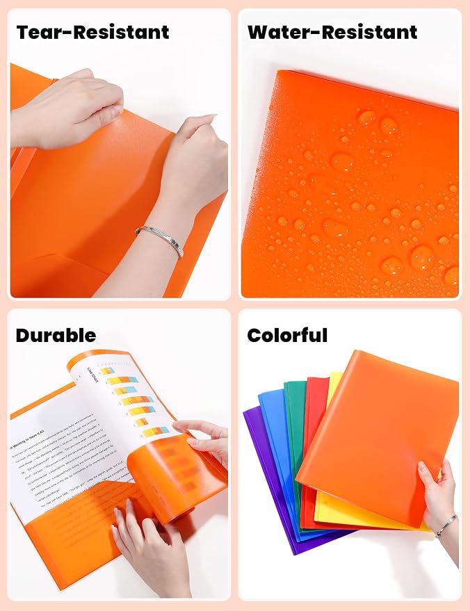 SUNEE 3-Prong Plastic Folders - Image 3