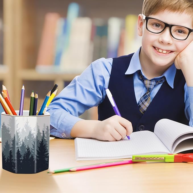 Pencil Pen Holder for Desk, Cute Makeup Brush Holder, Desktop Supplies and - Image 5