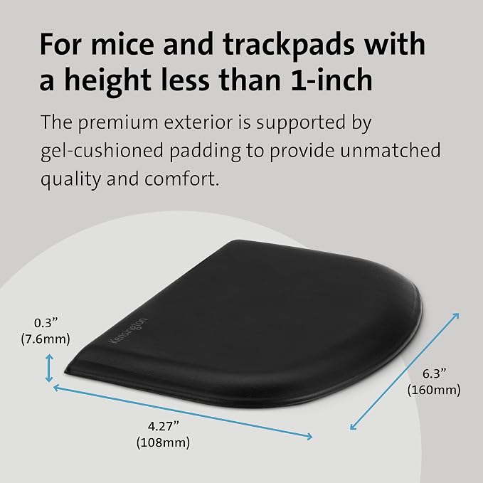 Kensington ErgoSoft Wrist Rest, Memory Foam, - Image 3