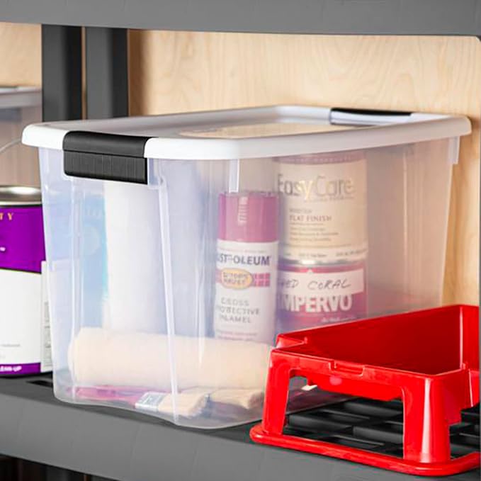 Sterilite 6-Pack 30 Quart Ultra Latch Box, and Closet - Image 7