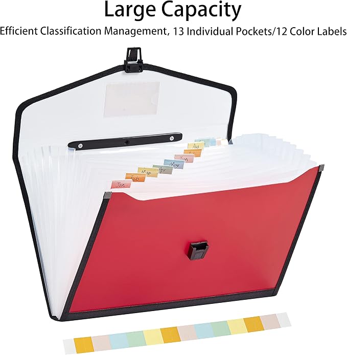 Legal Size 13-Pockets Expanding File Folder - Image 2