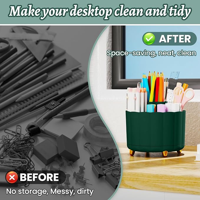 Desktop Organizer 360 Rotating, - Image 4