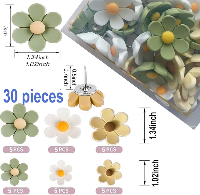 big Push Pins, Feature Wall, Bulletin Board, Office or Home - Image 3