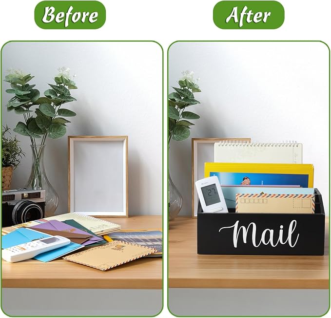 DRASTAR Mail Organizer Countertop, Mail Holder - Image 6