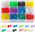 Push Pins Color Thumb Tacks 600-Count Standard Pins Steel Point and Colored by Yalis