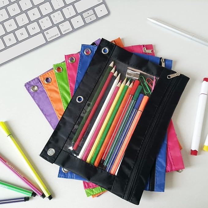 YoeeJob Pencil Pouch for 3 Ring Binder, Binder Pouches - Image 3