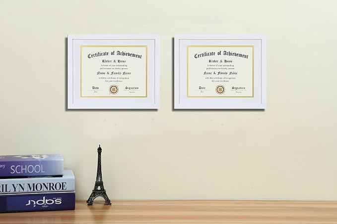 ELSKER&HOME 8.5x11 Certificate Frame White - Image 2