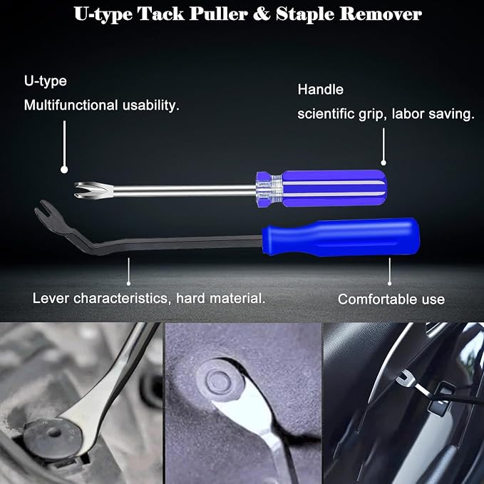 4Pcs Upholstery Staple Remover Tool Set Including 7inch End Cutting Plier - Image 5