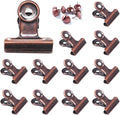 Bulldog Clips with Hole for Push-pin, Paper File Clips with Strong Spring by YUCHIYA