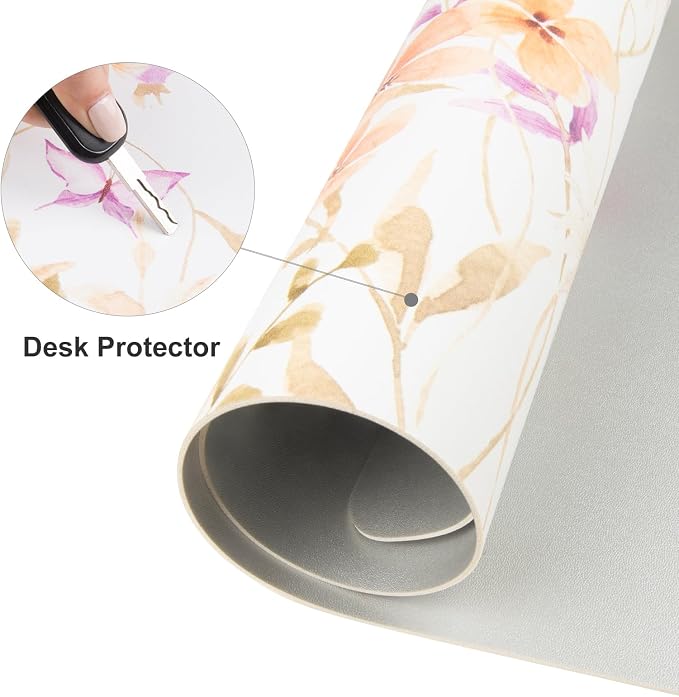 Colorful Star Large Mouse Pad, Floral Waterproof Office Desk Mat, Non-Slip - Image 7