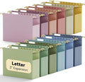 Extra Capacity Hanging File Folders Letter Size, Plastic Filing Cabinet Folders by NORDUN