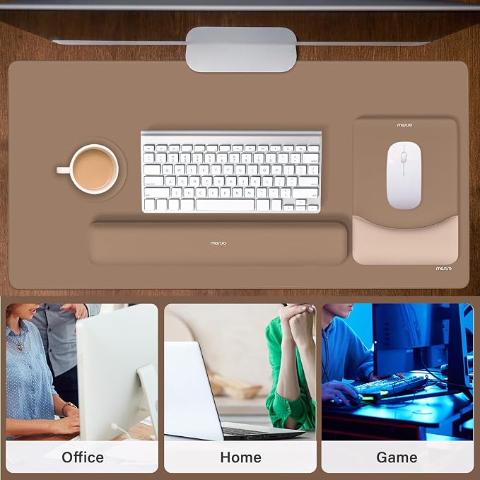 MOSISO Keyboard Mouse Pad Set, Large Gaming Mouse Pad&Rectangular Keyboard - Image 6