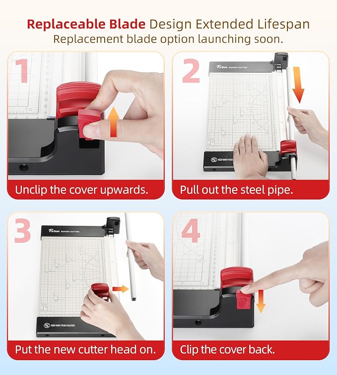 Firbon 12" Rotary Paper Trimmer - Image 8