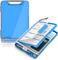 Clipboard with Storage and Pen Holder, Heavy Duty with Dual Compartment by ORGANIZEEASYWORKSTEADY