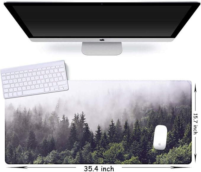 iCasso Extended Gaming Mouse Pad, Large Non-Slip Rubber Base Mousepad - Image 5
