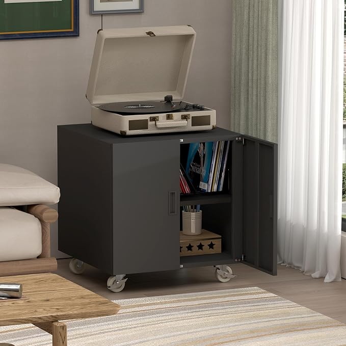 Printer Stand with Storage, Metal Printer Table - Image 7