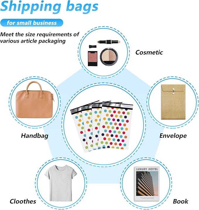 Thank You Poly Mailer 6x9 Inch 100 Pcs, Waterproof and Tear-Resistant Shipping - Image 7