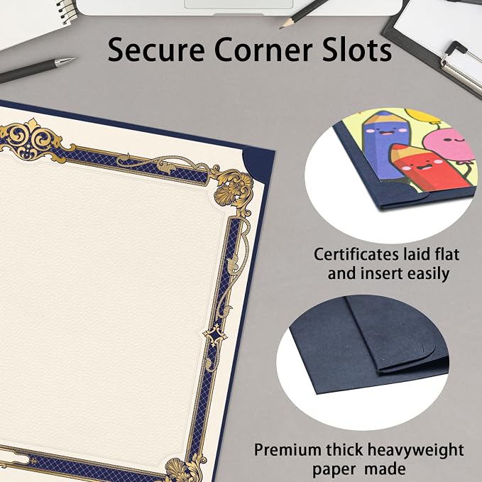 Award Single Sided Certificate Holders, Employee Appreciation, Certifications - Image 3