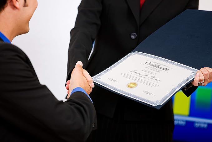 Certificate Holders, Certificate Folders, 9 x 11.5 Inches - Image 3