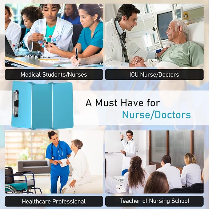 Nursing Clipboard Foldable, Foldable Clipboard w/Nursing Edition Cheat Charts - Image 7