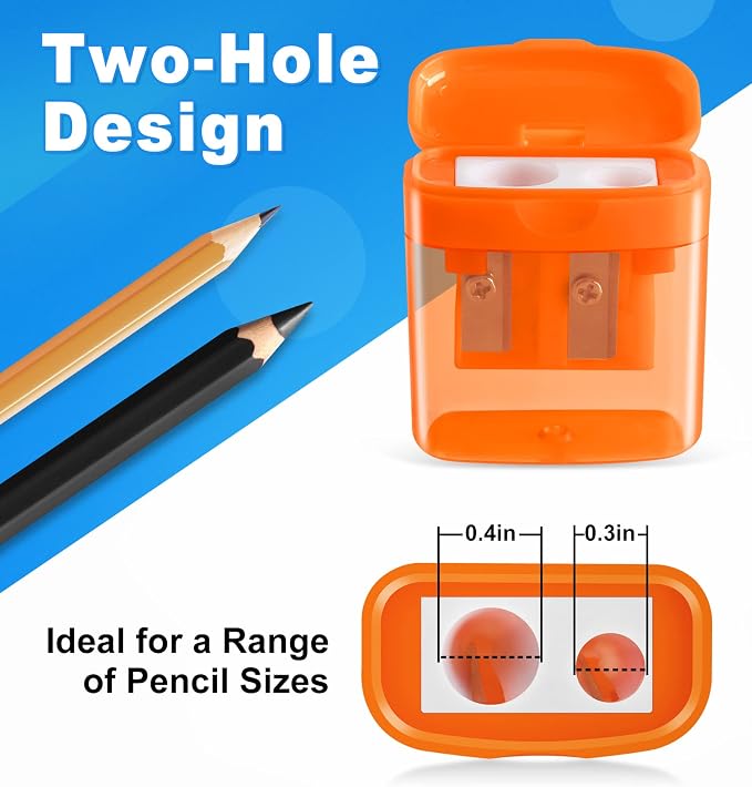 100 Pack Pencil Sharpeners Bulk - Image 2