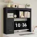 Desk Hutch Shelf, Desktop Shelf Organizer 37 inch Wide Desktop Bookshelf 2-Tier by Homiflex
