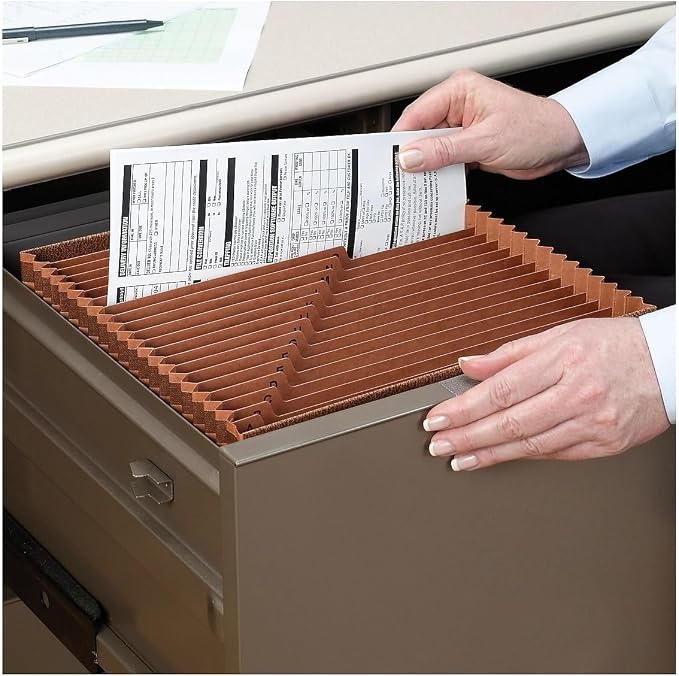 Smead TUFF Expanding File, Alphabetic, 21 Pockets, Legal Size - Image 5