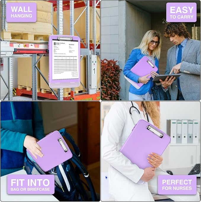Sooez Clipboards with Storage, High Capacity Clip Boards 8.5x11 with Storage - Image 7